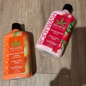 Hempz White Peach Rose & Peony Body Wash - Vibrant Orange. 2